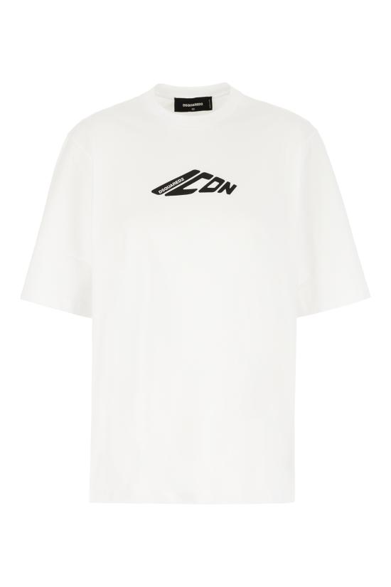  디스퀘어드2 반팔 티셔츠 S80GC0071D20020 100 Bianco