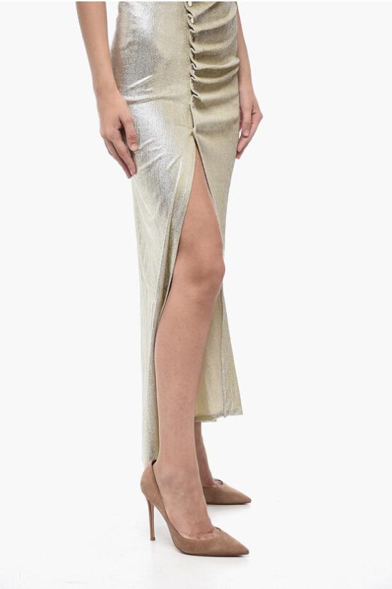  파코라반 롱 원피스 23PJRO522VI0261M042 Gold - PACO RABANNE