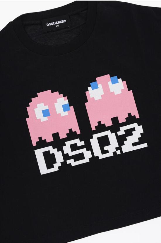  [키즈] 디스퀘어드2 티셔츠 DQ2167 D00MV DQ900 Black - DSQUARED2