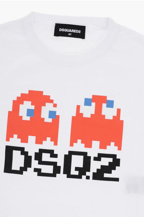  [키즈] 디스퀘어드2 티셔츠 DQ2167 D00MV DQ100 White - DSQUARED2