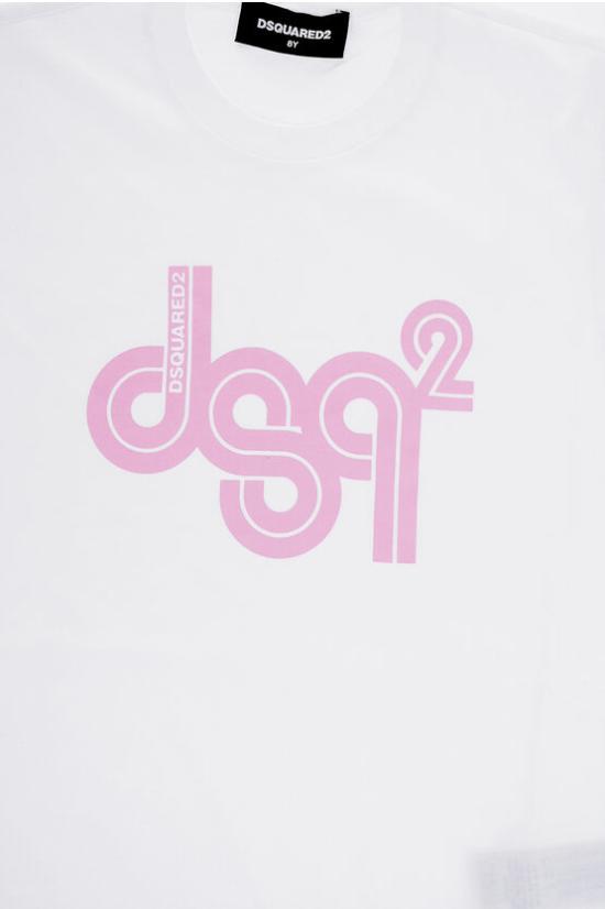  [키즈] 디스퀘어드2 티셔츠 DQ1959 D00MM DQ100 White - DSQUARED2