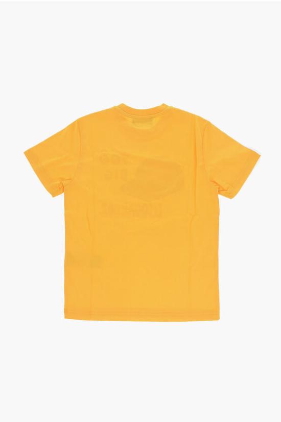  [키즈] 디스퀘어드2 티셔츠 DQ1970 D00XM DQ223 Yellow - DSQUARED2