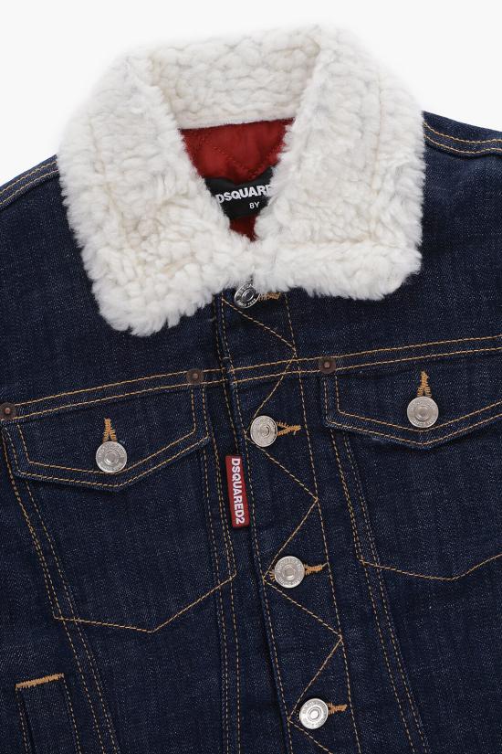  [키즈] 디스퀘어드2 데님 자켓 DQ1759 D0A4Q DQ01 Blue - DSQUARED2