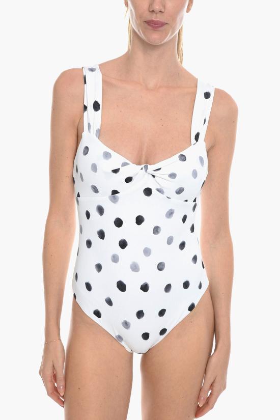  마리시아 원피스 수영복 S0100 0 BLACK DOT COCONUT White