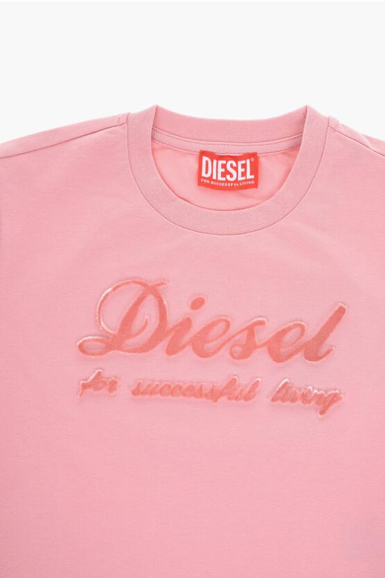  [키즈] 디젤 티셔츠 J01455 KYAUD K390 Pink - DIESEL