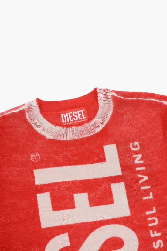 [키즈] 디젤 티셔츠 J01494 KYAV7 K438 Red - DIESEL