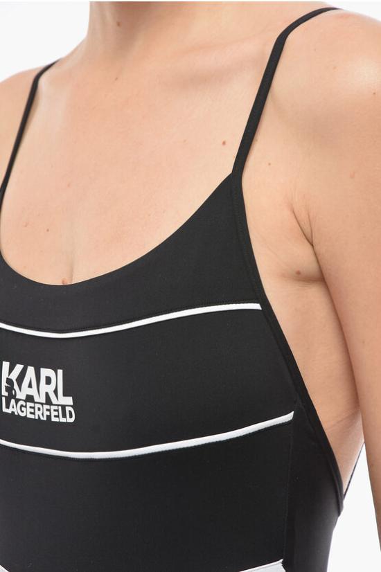  칼라거펠트 원피스 수영복 KL22WOP05 BLACK Black - KARL LAGERFELD