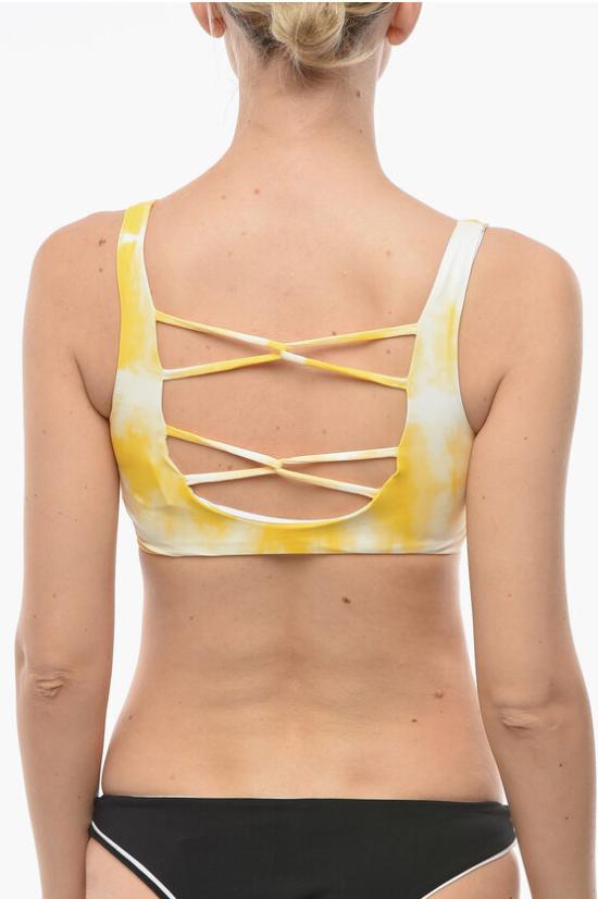  칼라거펠트 비키니 수영복 KL22WTP18 YELLOW Bianco Giallo - KARL LAGERFELD