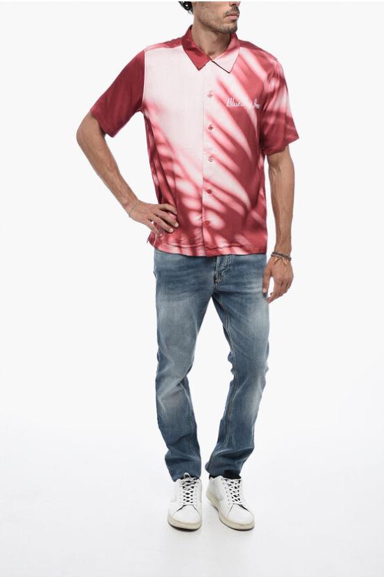  블루스카이인 반팔 셔츠 BS2203SH017 WEL Red - BLUE SKY INN