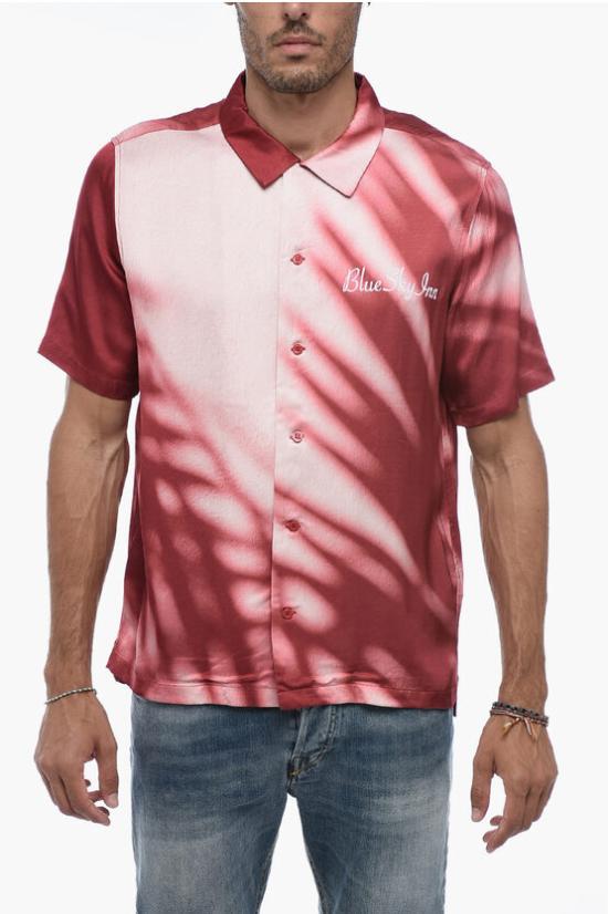  블루스카이인 반팔 셔츠 BS2203SH017 WEL Red