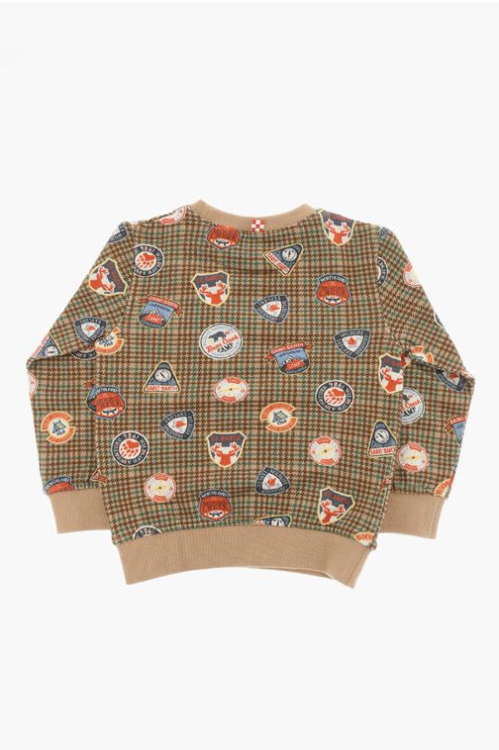  [키즈] 세인트바쓰 풀오버 PERT001 00041E PIED DE POULE PATCH 11 Brown - MC2 SAINT BARTH