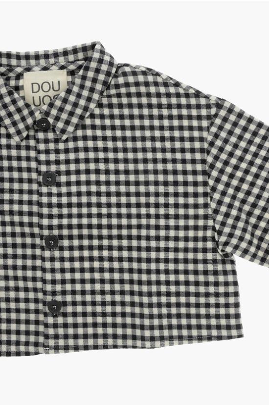  [키즈] 두두 셔츠 DT5A30 P0316 105NE Black White - DOUUOD