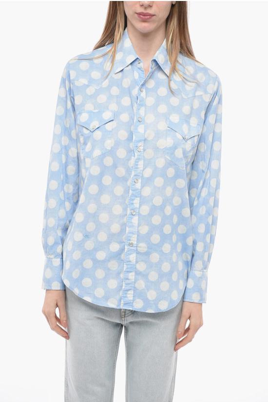  이알엘 긴팔 셔츠 ERL06B012 2 Blue - ERL