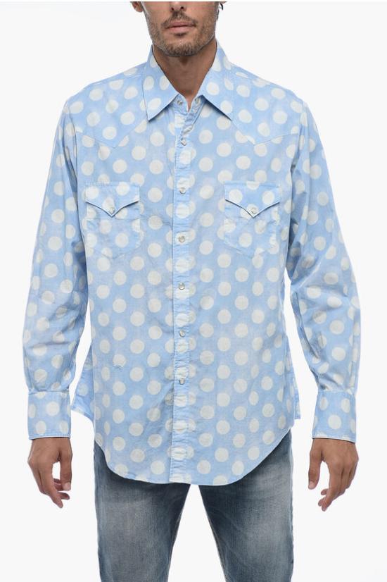  이알엘 긴팔 셔츠 ERL06B012 2 Blue - ERL