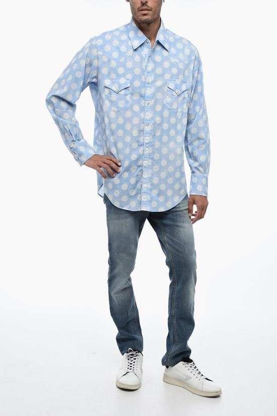  이알엘 긴팔 셔츠 ERL06B012 2 Blue - ERL