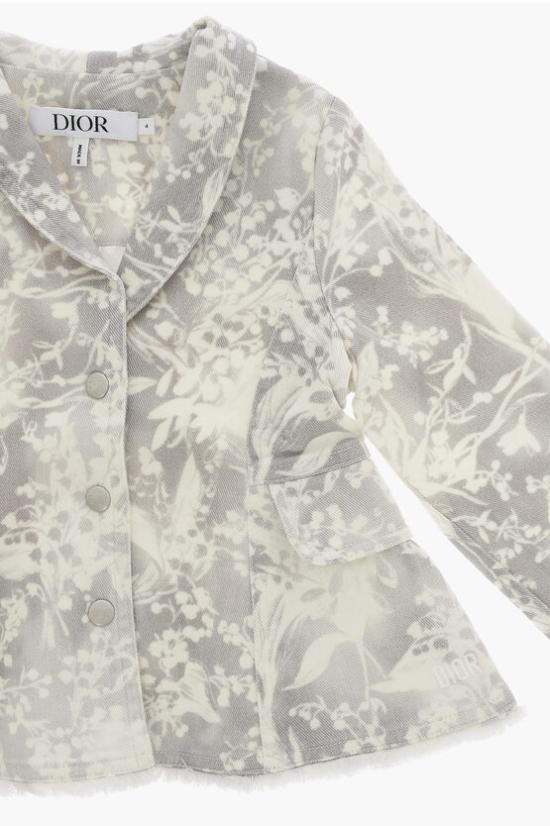  [키즈] 디올 데님 자켓 3WBM12JKTB WHITE BELL 910 Gray - DIOR