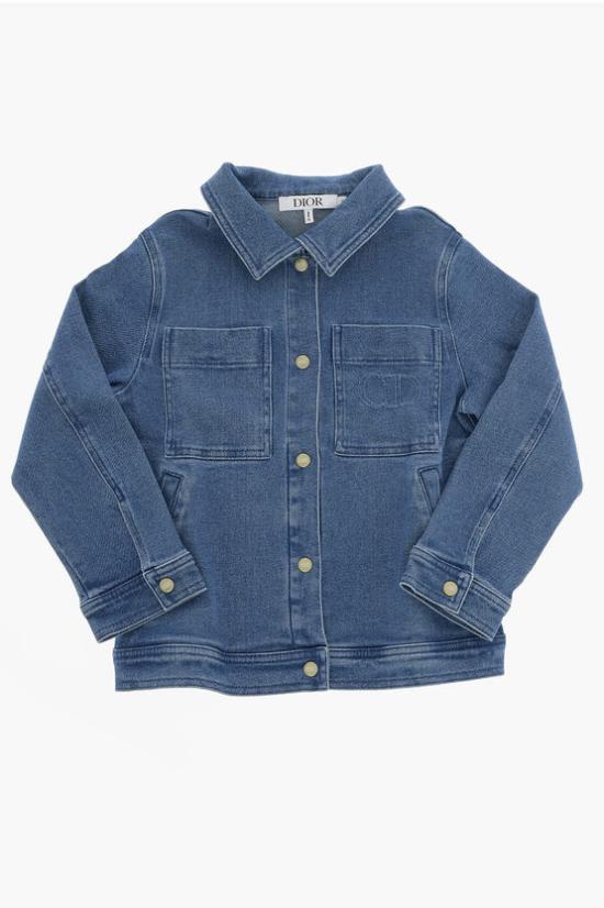  [키즈] 디올 데님 자켓 3WBM12JKTF SAVAGE DIOR 533 Blue