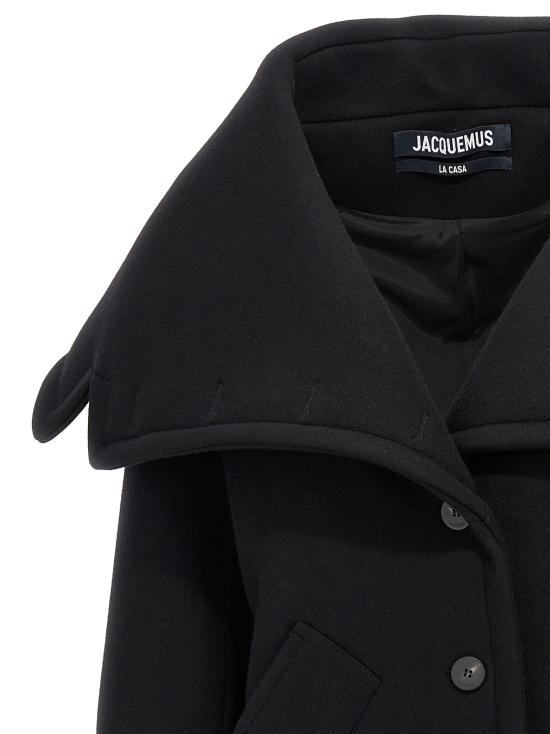 24FW 자크뮈스 코트 24H243CO0771614990 Black - JACQUEMUS