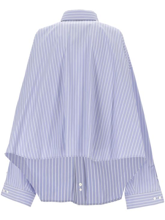 24FW 발렌시아가 셔츠 790945 TQM163965 Sky blue white - BALENCIAGA