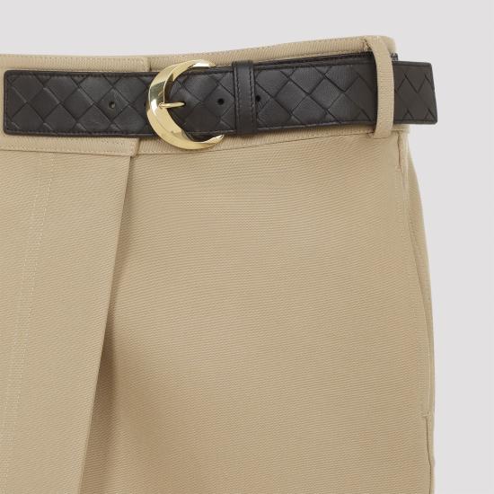 24FW 보테가베네타 미디 스커트 791599V0BT0 1434 Beige - BOTTEGA VENETA