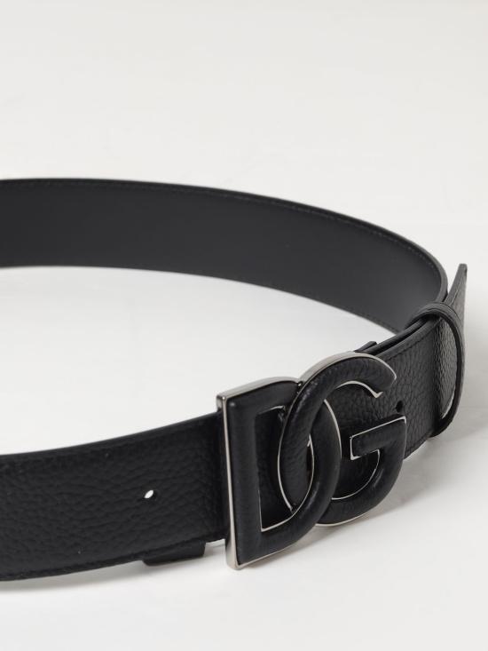 25FW 돌체앤가바나 가죽 벨트 BC4675AT489 80999 Black - DOLCE & GABBANA