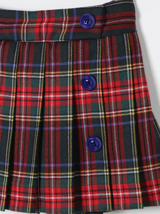 25FW [키즈] 돌체앤가바나 스커트 L55I04FQMG9 S8100 Burgundy - DOLCE & GABBANA