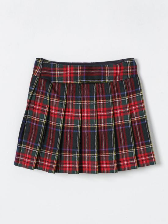 25FW [키즈] 돌체앤가바나 스커트 L55I04FQMG9 S8100 Burgundy - DOLCE & GABBANA