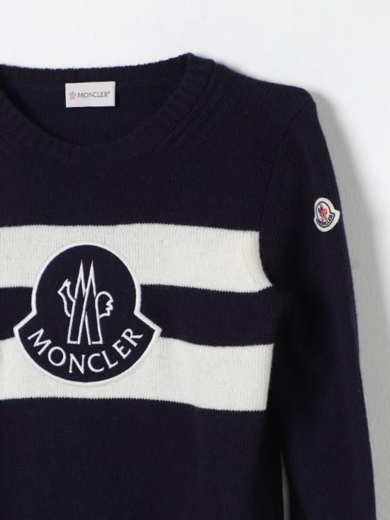 24FW [키즈] 몽클레어 티셔츠 9C00002M1241 750 Navy - MONCLER