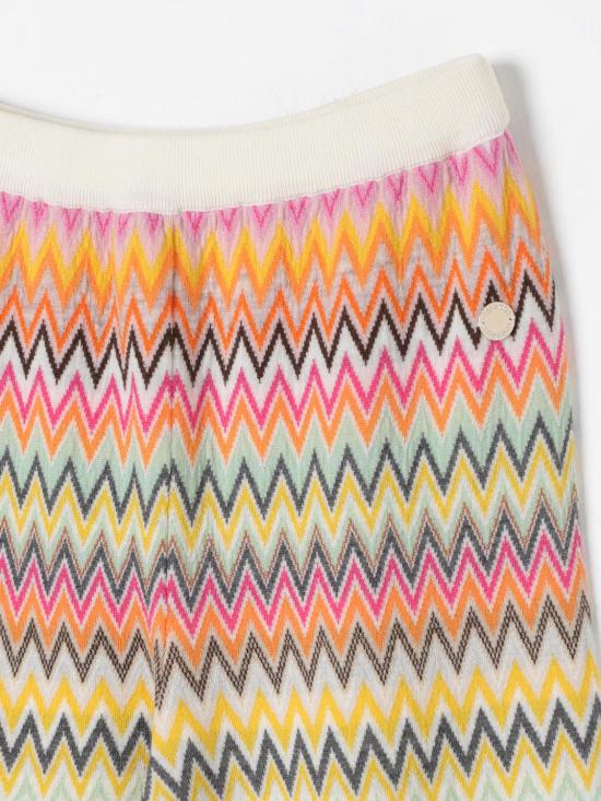 25FW [키즈] 미소니 스트레이트 팬츠 MV6B10W0028 999 Pink - MISSONI