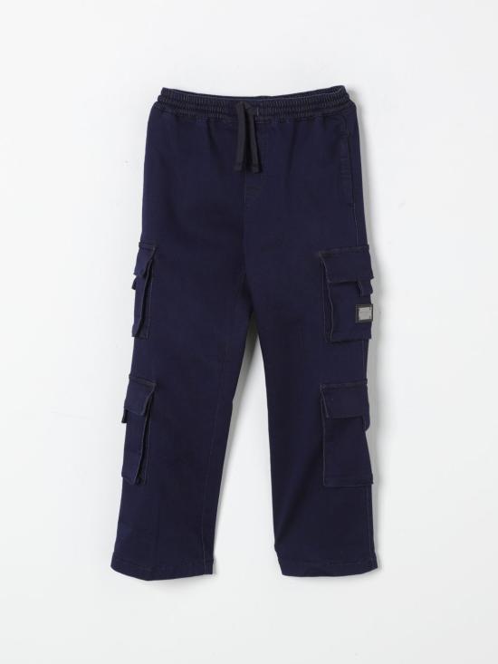 25FW [키즈] 돌체앤가바나 트레이닝/조거 팬츠 L4JPIYLDC40 S9000 Blue