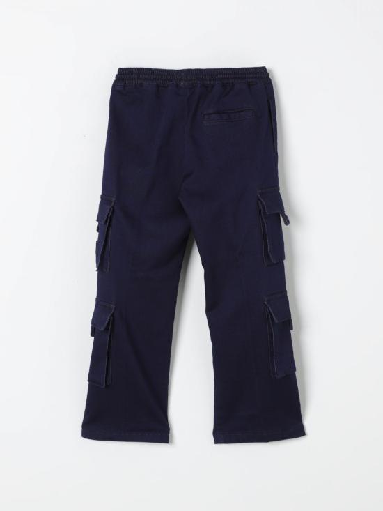 25FW [키즈] 돌체앤가바나 트레이닝/조거 팬츠 L4JPIYLDC40 S9000 Blue - DOLCE & GABBANA