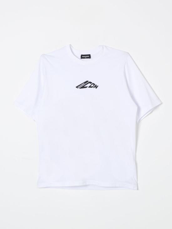 25FW [키즈] 디스퀘어드2 티셔츠 DQ2659D00MV DQ100 White