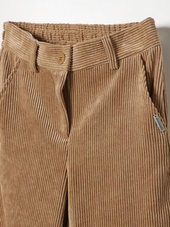 25FW [키즈] 모나리자 스트레이트 팬츠 17D4064855 0003 Brown - MONNALISA