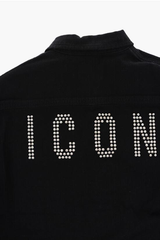  [키즈] 디스퀘어드2 데님 셔츠 DQ2048 D0A6D DQ900 Black - DSQUARED2