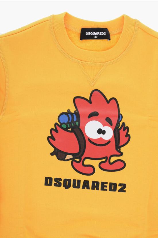  [키즈] 디스퀘어드2 티셔츠 DQ1961 D009B DQ223 Yellow - DSQUARED2