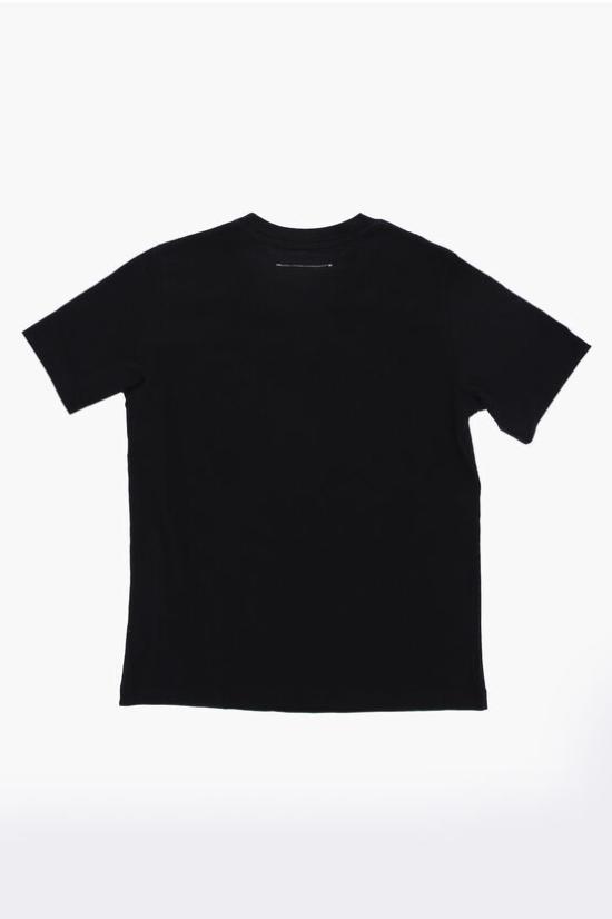  [키즈] 마르지엘라 티셔츠 M60441 MM010 M6C12 Grigio Bianco e Nero - MAISON MARGIELA