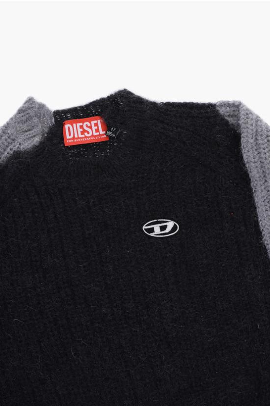  [키즈] 디젤 트레이닝 상의 J01520 KYAWD K900 Nero Grigio - DIESEL