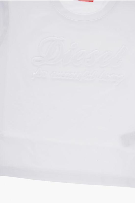  [키즈] 디젤 티셔츠 J01455 KYAUD K100 White - DIESEL