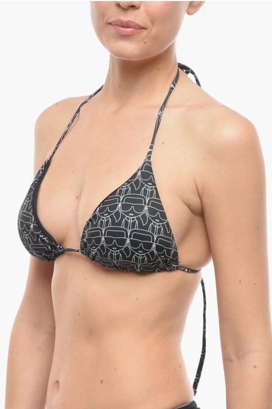  칼라거펠트 비키니 수영복 KL22WTP13 BLACK Black - KARL LAGERFELD