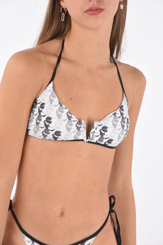  칼라거펠트 비키니 수영복 KL21WTP17 WHI Grigio Bianco e Nero