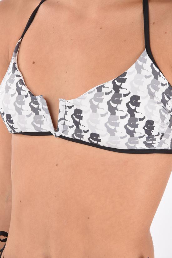  칼라거펠트 비키니 수영복 KL21WTP17 WHI Grigio Bianco e Nero - KARL LAGERFELD