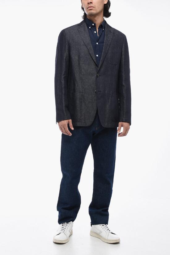  꼬르넬리아니 수트 자켓 79XEN1 7120135 001 Blue - CORNELIANI