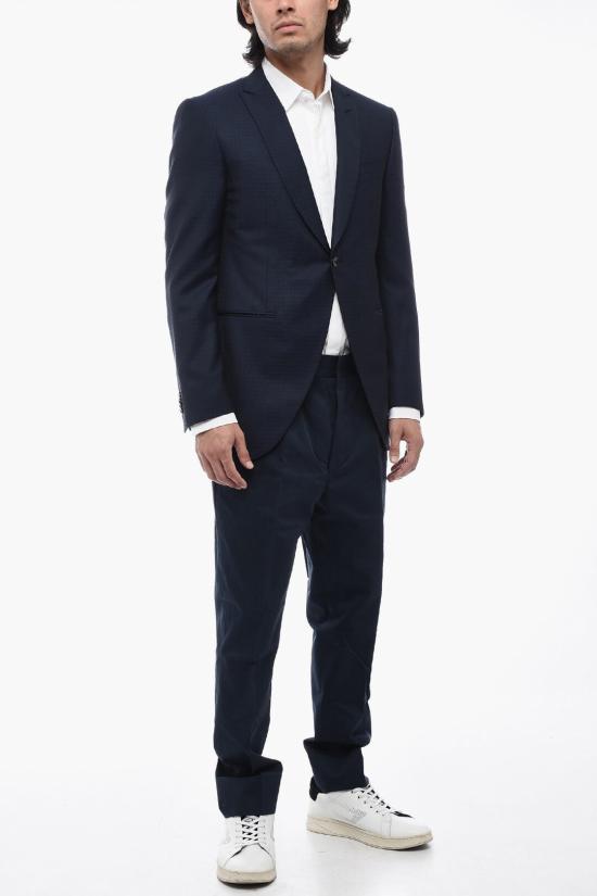  꼬르넬리아니 수트 자켓 876047 1116108 001 Blue - CORNELIANI