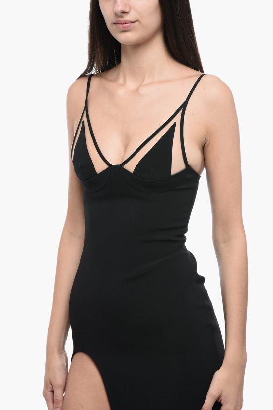  데이비드 코마 롱 원피스 RE23DK40DLACO BLK Black - DAVID KOMA