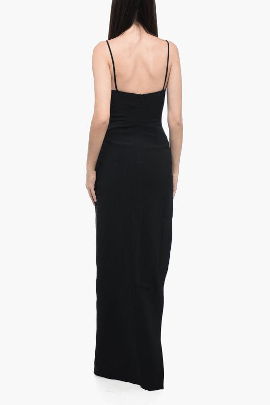  데이비드 코마 롱 원피스 RE23DK40DLACO BLK Black - DAVID KOMA