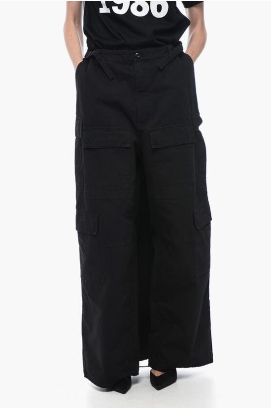  발렌시아가 롱 스커트 748599 TKP27 1000 Black