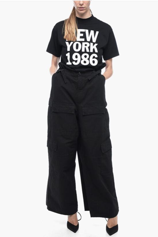  발렌시아가 롱 스커트 748599 TKP27 1000 Black - BALENCIAGA