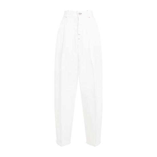 24FW 자크뮈스 데님 팬츠 243DE055 1514 110 OFF WHITE - JACQUEMUS