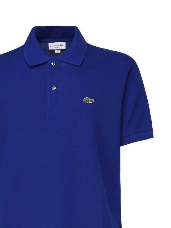  라코스테 클래식 핏 피케 폴로 셔츠 L1212BDM Blue - LACOSTE