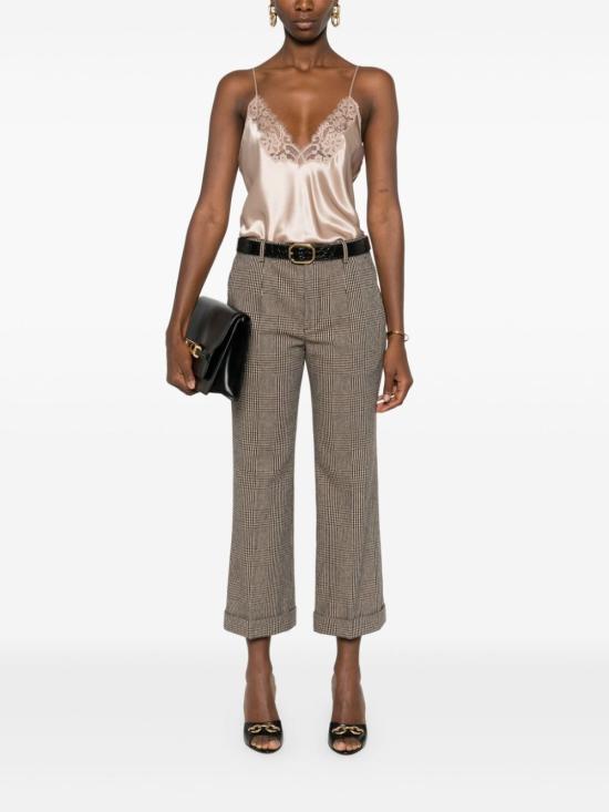 24FW 생로랑 민소매 티셔츠 803921 Y001W 2457 TAUPE - SAINT LAURENT